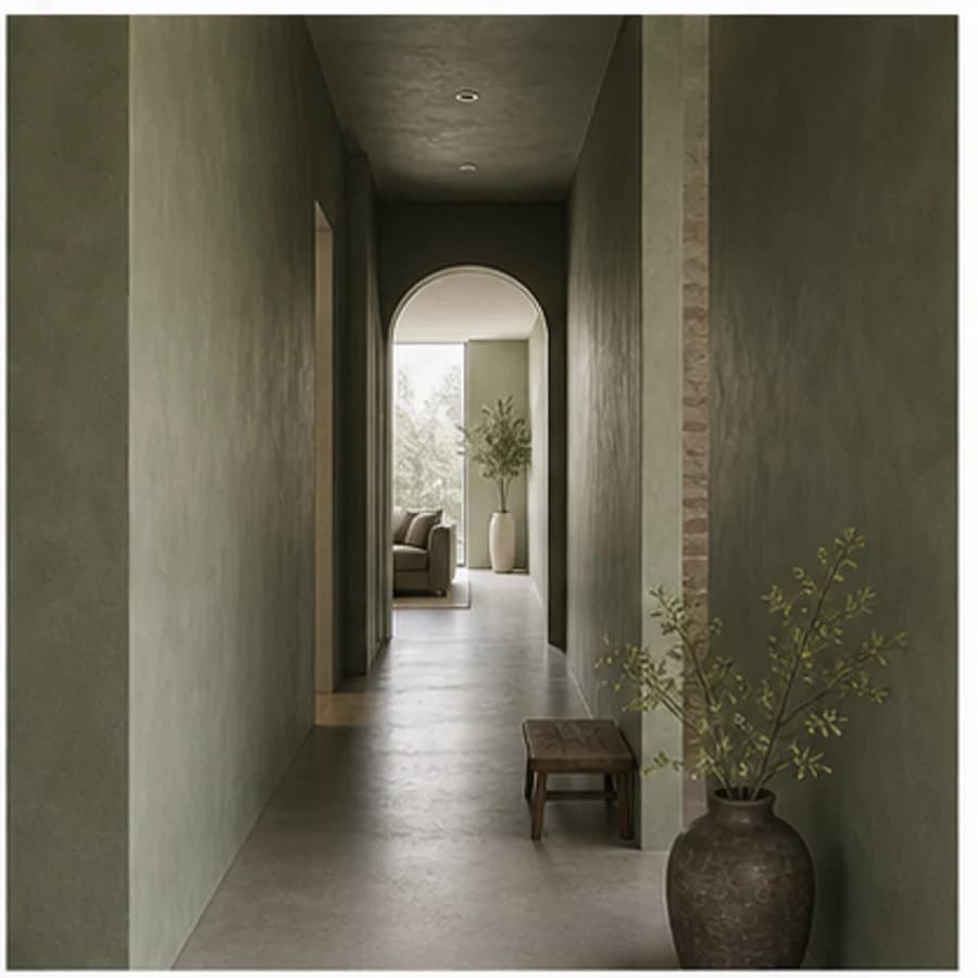 Kleur en textuur kleur groen hal