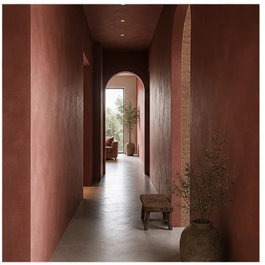 Kleur en textuur kleur rood hal