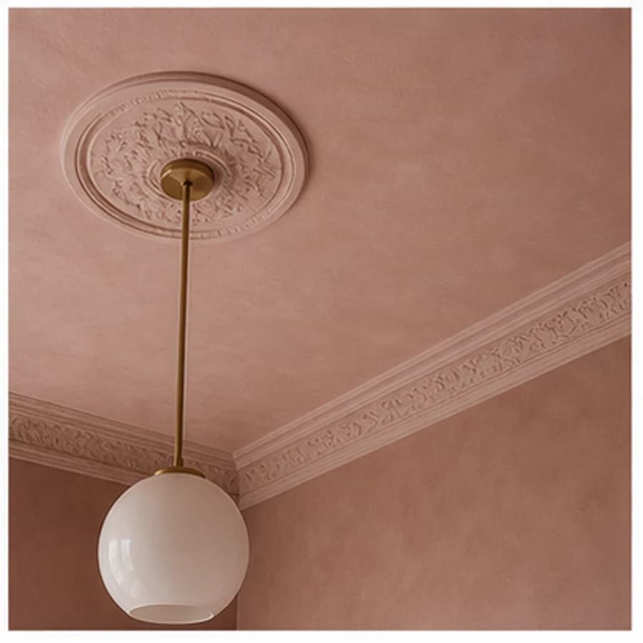 Plafonds kleur roze plafond