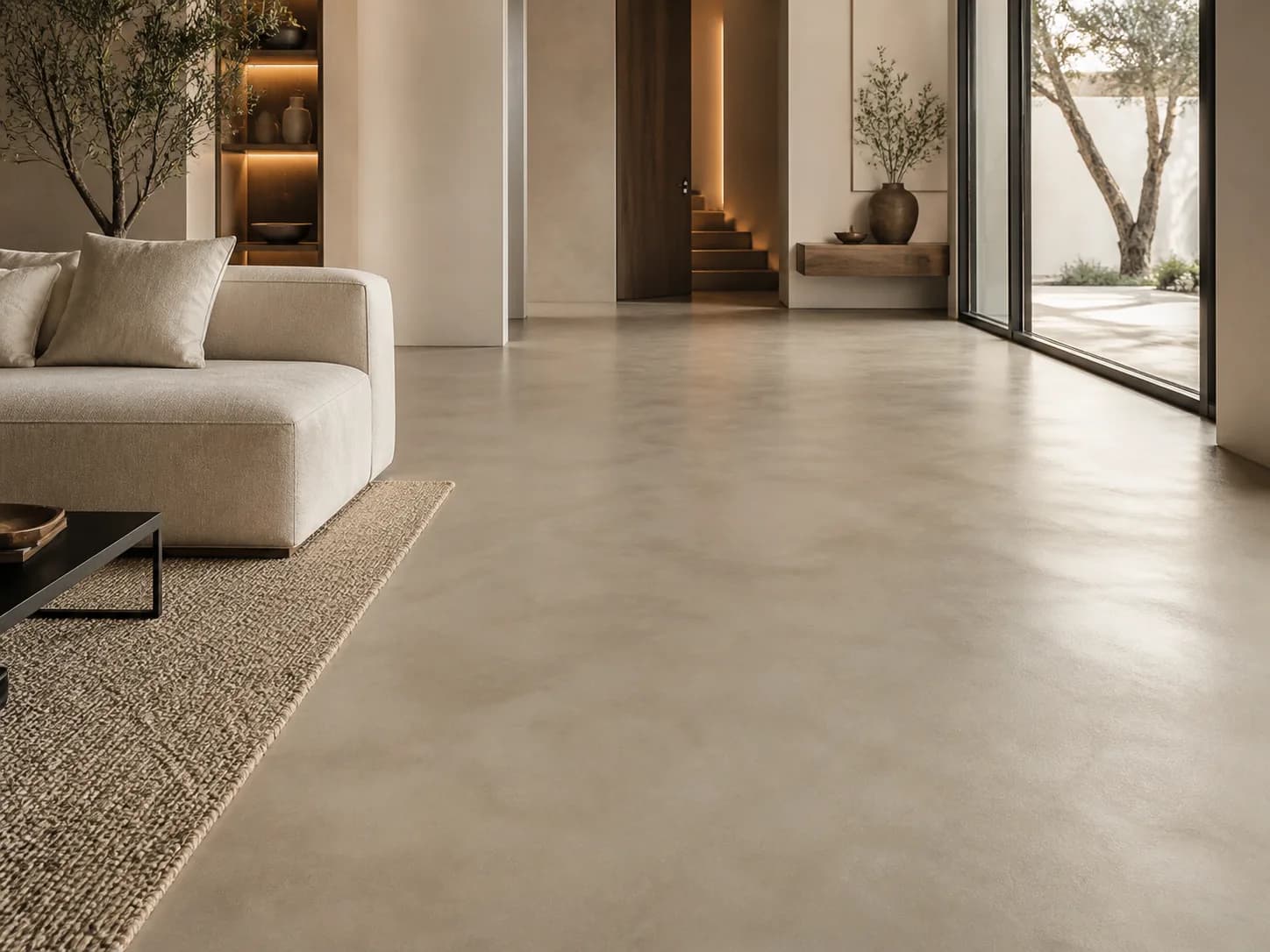 Beton ciré urban concrete hele woning